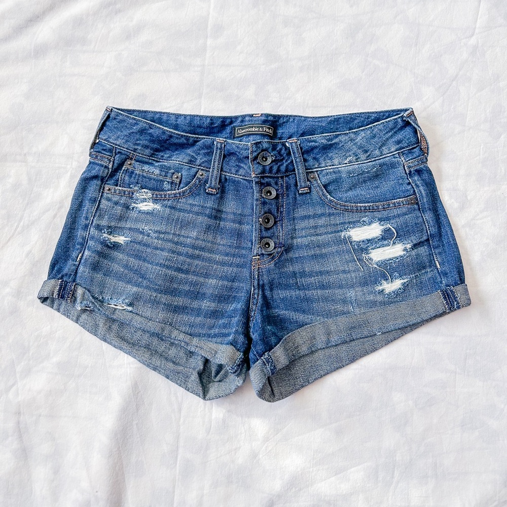 Abercrombie Jean Shorts (Size: 26)